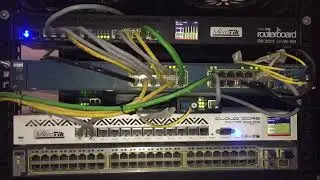Mikrotik Server Room ISP Setup CCR1016-12G RB3011UIAS-RM CISCO 3560G