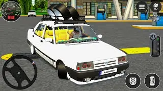 Modifiyeli Beyaz Tofaş Şahin Sürüş Oyunu - Etiket Tofaşk #6 - Android Gameplay