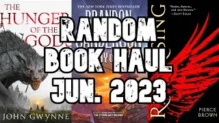 My ENORMOUS June 2023 Book Haul! | Bloodsworn Saga, Stormlight Archive, Red Rising, and MORE!