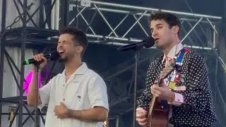 Elsie Fest -  Darren Criss & Jordan Fisher - Dear Theodosia Hamilton - Rooftop Pier 17 NYC - 9/8/24