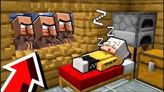 Sono STATO DERUBATO di TUTTO dai VILLAGER mentre DORMIVO in Minecraft