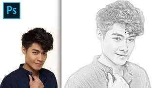 EASY To Make Pencil Sketches with Photoshop