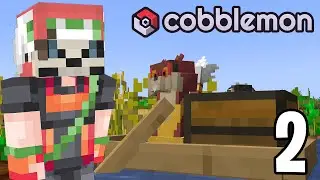 BUILDING A HEALER AND A PC! (Cobblemon Ep. 2)