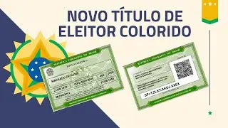 NOVO TÍTULO ELEITORAL COLORIDO (Design Clássico)