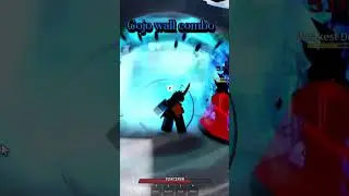 Gojo wall combo  #roblox #thestrongestbattlegroundsmetalbat #saitamabattlegrounds