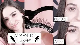 How To Apply Magnetic Eyelashes With KISS || BeautyChickee