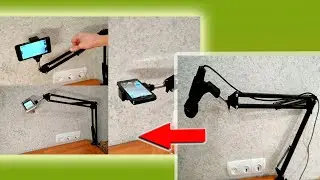 Tripod from microphone holder / Штатив из держателя микрофона | Lifekaki