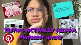 testing ACTUALLY usefull Pinterest hacks