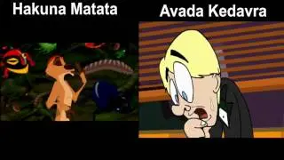 Hakuna Matata/Avada Kedavra Comparison