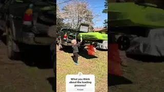 Loading Kayak #fishing #kayakfishing #diy