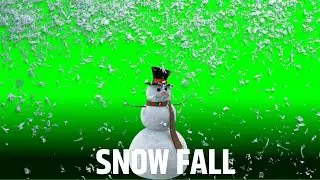 Snow Particles Green Screen Video || Green Screen || Chroma Key || Content For Creators