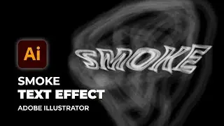 Smoke Text Effect Illustrator | 