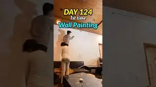 1st time experience 🥰 #124 #minivlog #ashortaday #3dprinting #wallpainting  #youtubeshorts #shorts