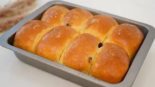 No Knead Raisin Bread- just use spatula to mix