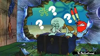 Squidward accidentally blew up Spongebob...
