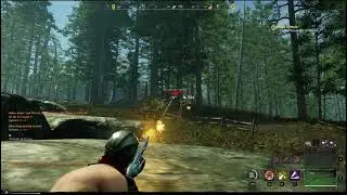 Having fun in hunting while being half naked
