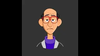 Old men character vector art