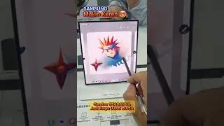 AI DRAWING naruto with ZFold 6 #mobilephone #naruto