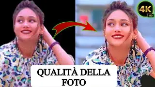 Foto di bassa qualità Converti in 4K Come aumentare la chiarezza dell'immagine in Remini