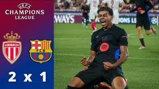 CHAMPIONS LEAGUE: MONACO 2 x 1 BARCELONA