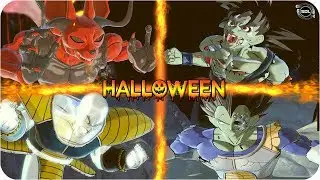 Dragon Ball Halloween! Demon Beerus & Ghost Nappa VS Zombie Goku & Zombie Vegeta