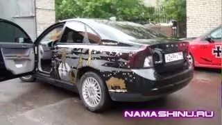 Volvo S40 From Dusk Till Dawn Car Wrap. Styling. Wrapping