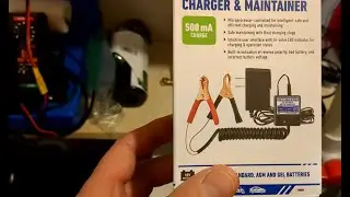 CEN-TECH 12V Automatic Battery Charger & Maintainer