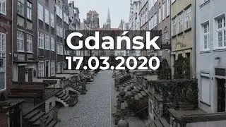 Quarantine in Poland. Gdansk 17.03.2020