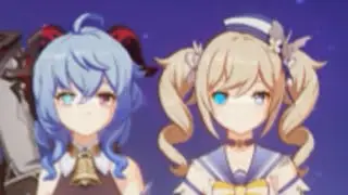 when you play Genshin Impact but in Portrait Mode