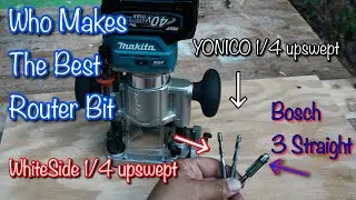 Flush trim 1/4” Router Bits…WhiteSide, YONICO and Bosch