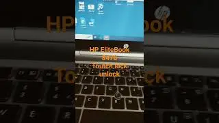 HP EliteBook 8470p Touch pad lock unlock