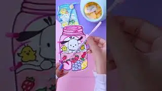 how to make juice glass notebook / school craft / easy to make / paper craft 