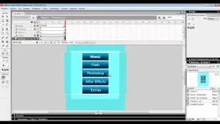 Menú desplegable en Flash - Action Script 2 tutorial