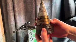 British no390 artillery shell fuse deactivated