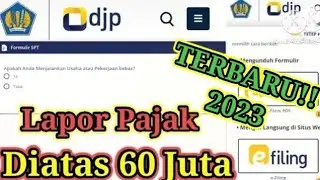 Lapor Pajak Diatas 60 Juta | Lapor SPT Diatas 60 Juta | Lapor Pajak Pribadi | Lapor Pajak Online