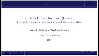 Formulários em flask capítulo 4 parte 2!