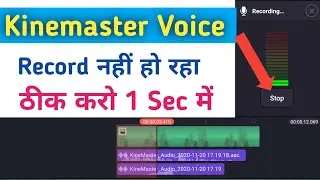 Kinemaster Voice Recording Problem | Not Working || Kinemaster Voice Record Nahin Ho Raha Hai