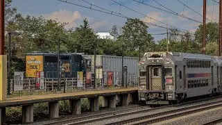 Northeast Corridor line: An afternoon of passenger and freight rail in Edison, NJ