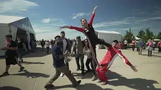 Circus Picnic Acrobats at Formula 1 COTA