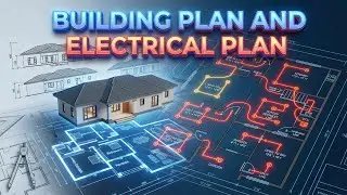 Building Plan & Electrical Conduit Plan Drawing |