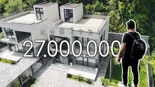 Новый Красивый Дом, стиль ХАЙ-ТЕК, С видом на горы, Пальмами на участке, по дороге на Красную Поляну