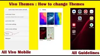 Vivo Themes : How to change Themes