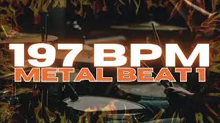 197 BPM - Metal Drum Beat - Loop 1