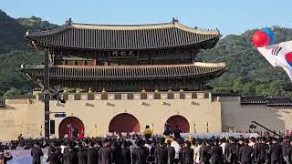 【건군 76주년 국군의 날 시가행진 】 대통령 격려사 