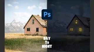 Night Effect | How To Change Day To Night In Photoshop?  | Photoshop Tutorial