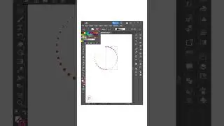 Create Dotted Spiral Vortex | Adobe Illustrator Tutorial #design #logo #short
