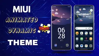 Dynamic Animated MIUI Theme 2025 🔥 | Auto Morning to Night Wallpaper & Lock Screen #miuithemes 