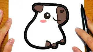 CÓMO DIBUJAR UN SIMPÁTICO CARPINCHO (CAPYBARA) | Dibujos para dibujar