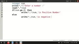 [ForTran 16] if then else Statement in ForTran