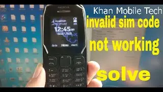 Nokia 105 ta 1034 invalid sim Code not Working Solution